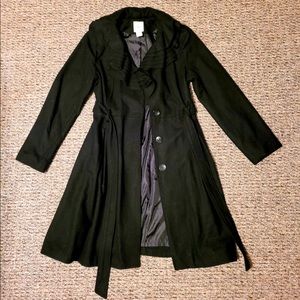 Candie’s Ruffle Collar Juniors Winter Coat